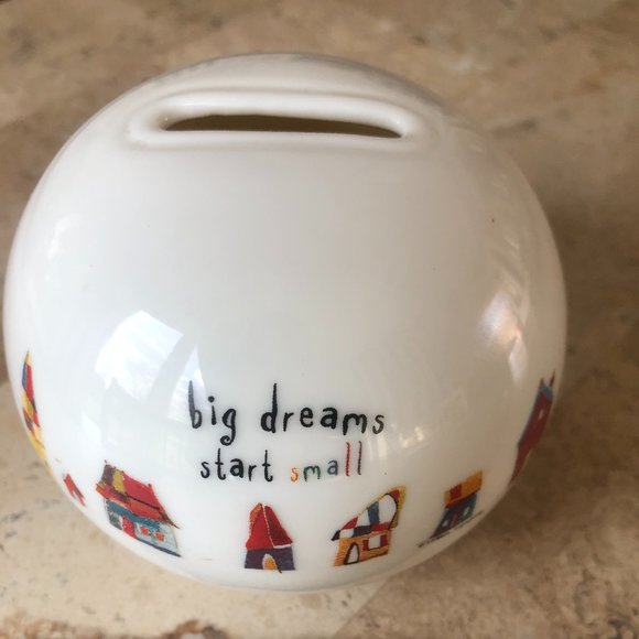Big Dreams Start Small Ceramic Bank - Picture 2 of 5